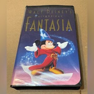 Walt Disney's Masterpiece Fantasia
(VHS, 1991) Video Tape Mickey Mouse